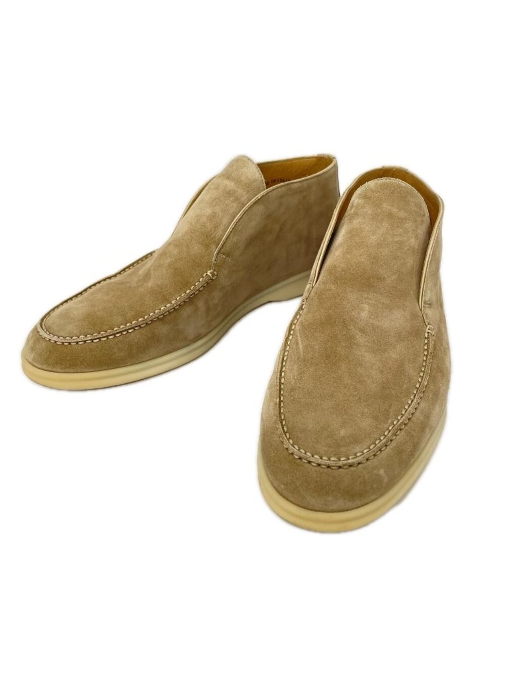 Loro Piana Open Walk Suede Ankle Boots